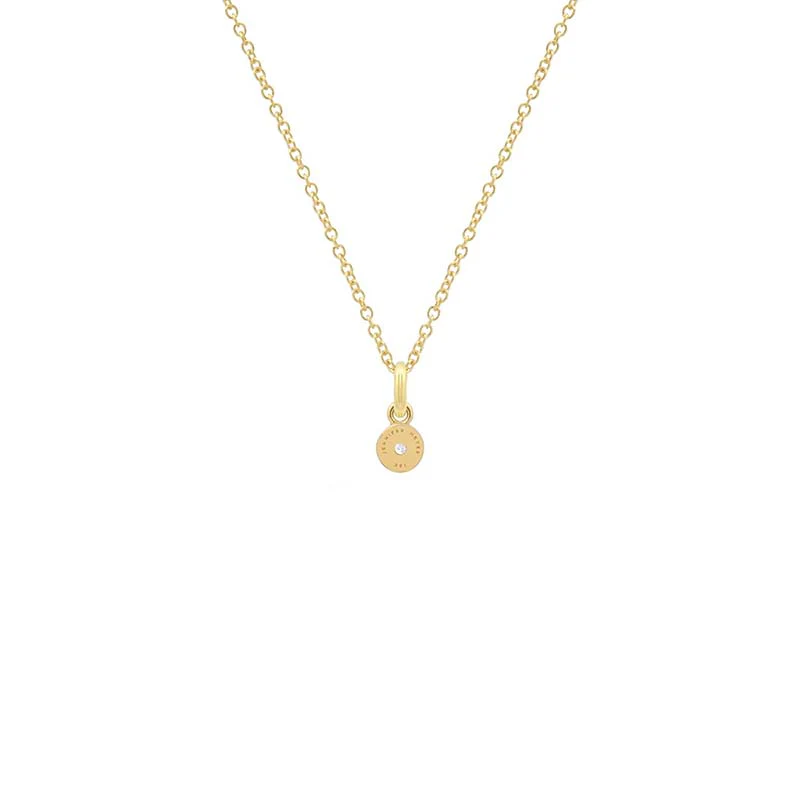 Illusion Set Diamond Pendant Necklace - Image 2