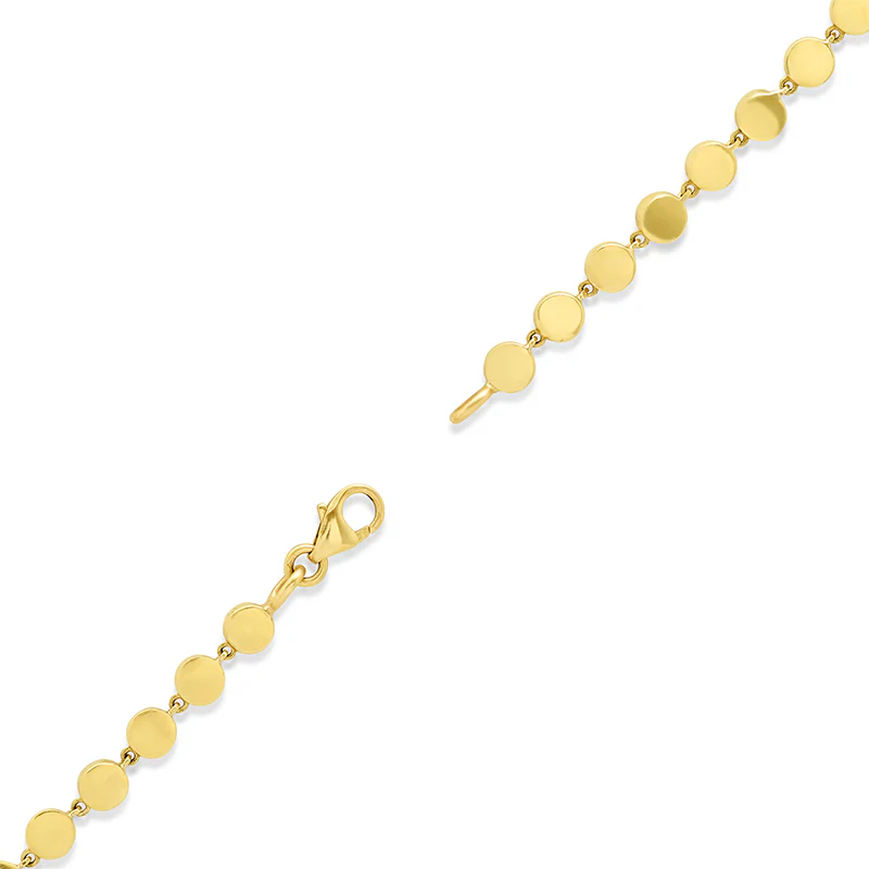 18 Inch Mini Circle Link Necklace - Image 2