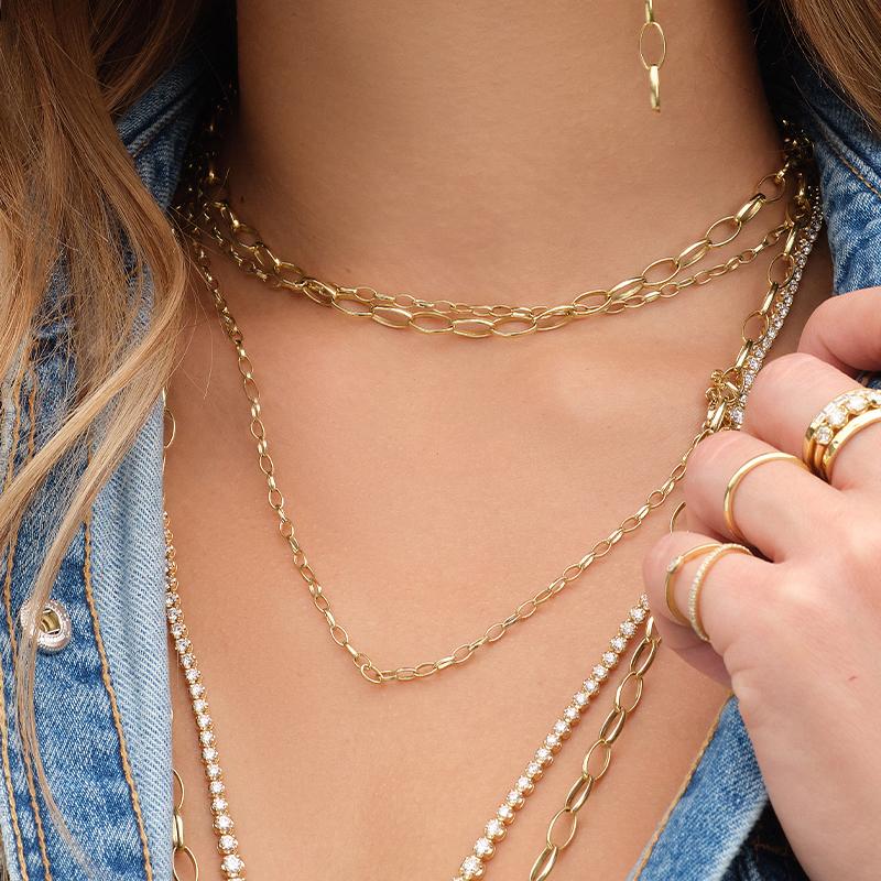 20 Inch Small Edith Link Necklace - Image 2