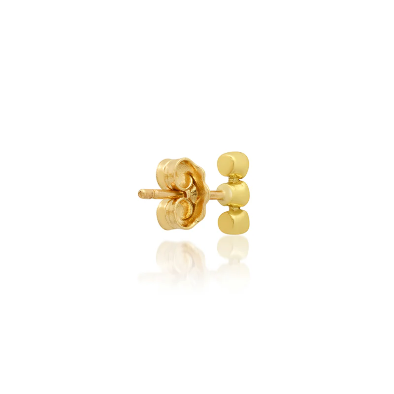 3 Mini Pearl Bezel Studs - Image 3