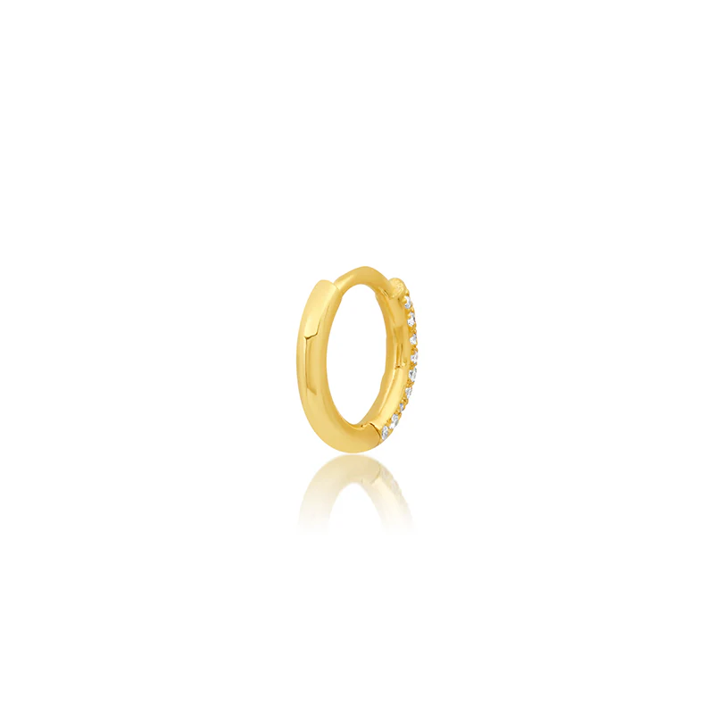 3-Sided Diamond Cartilage Hoop - Image 3