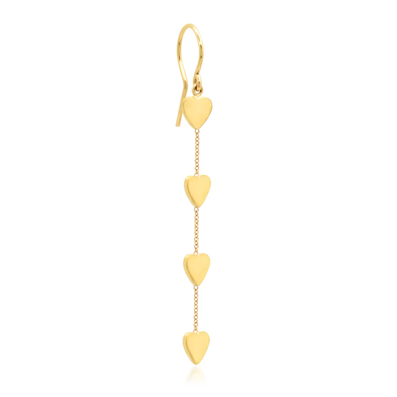4 Heart By-The-Inch Earrings - Image 2