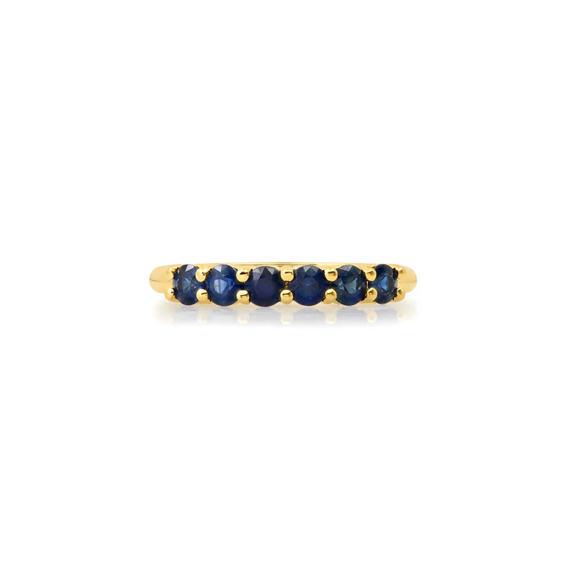 4-Prong Blue Sapphire Ring - Image 2
