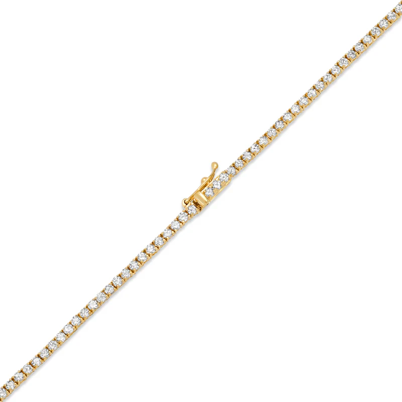 4-Prong Diamond Tennis Lariat - Image 3