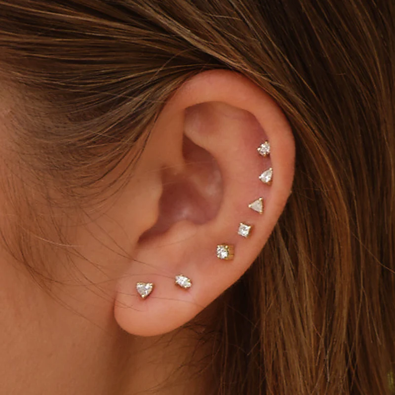 Single Marquise-Cut Diamond Stud - Image 4