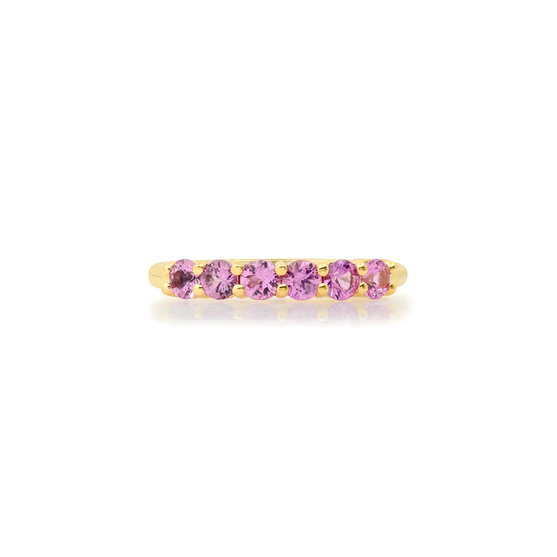 4-Prong Pink Sapphire Ring - Image 2