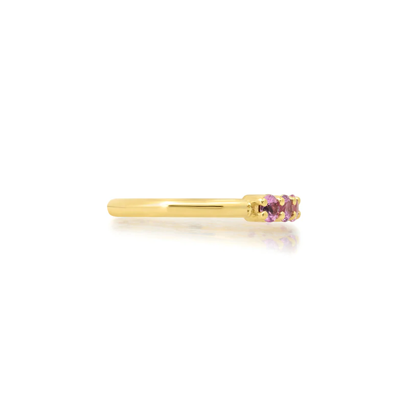 4-Prong Pink Sapphire Ring - Image 3