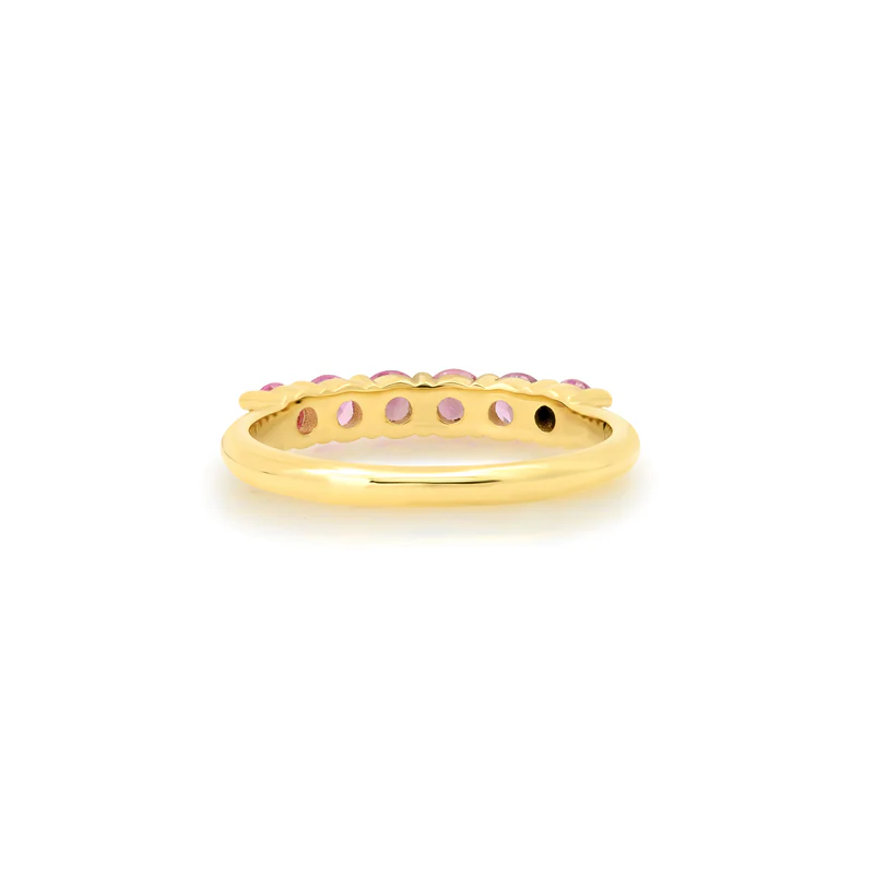 4-Prong Pink Sapphire Ring - Image 4