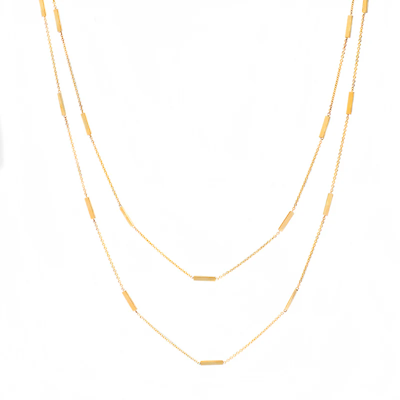 44 Inch Bar By-The-Inch Necklace