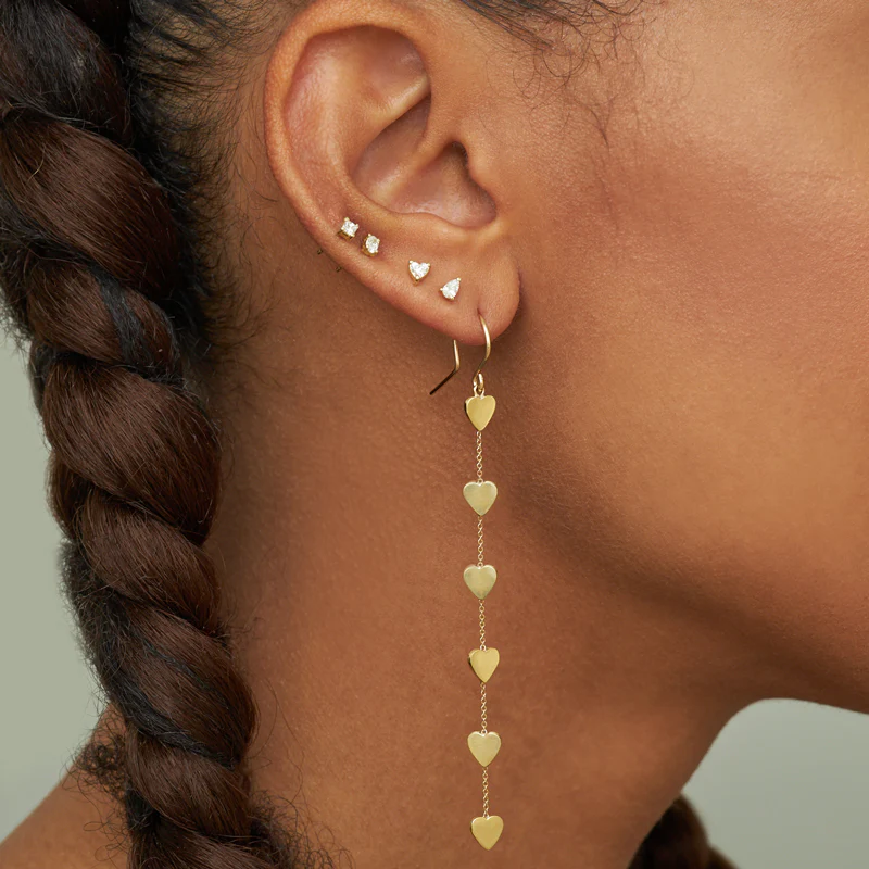 6 Heart By-The-Inch Earrings - Image 4