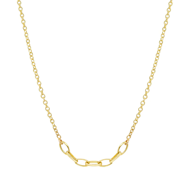 7 Small Edith Link Necklace