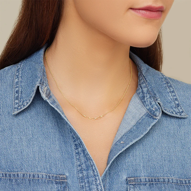 7 Small Edith Link Necklace - Image 2