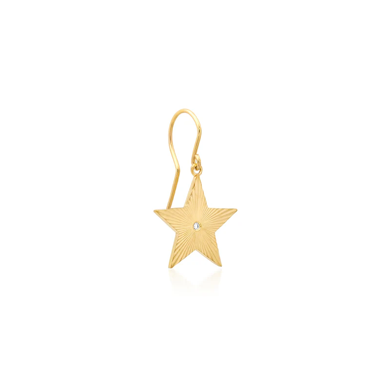 70s Star Earrings - Image 2