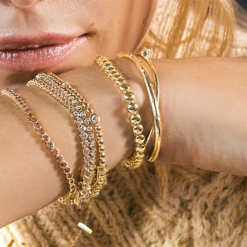 Luxe Bezel Tennis Bracelet - Image 3