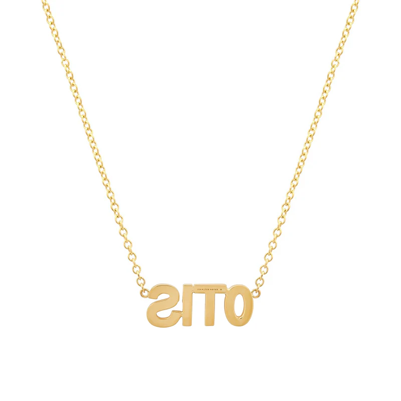 Custom Uppercase Word Necklace - Image 2