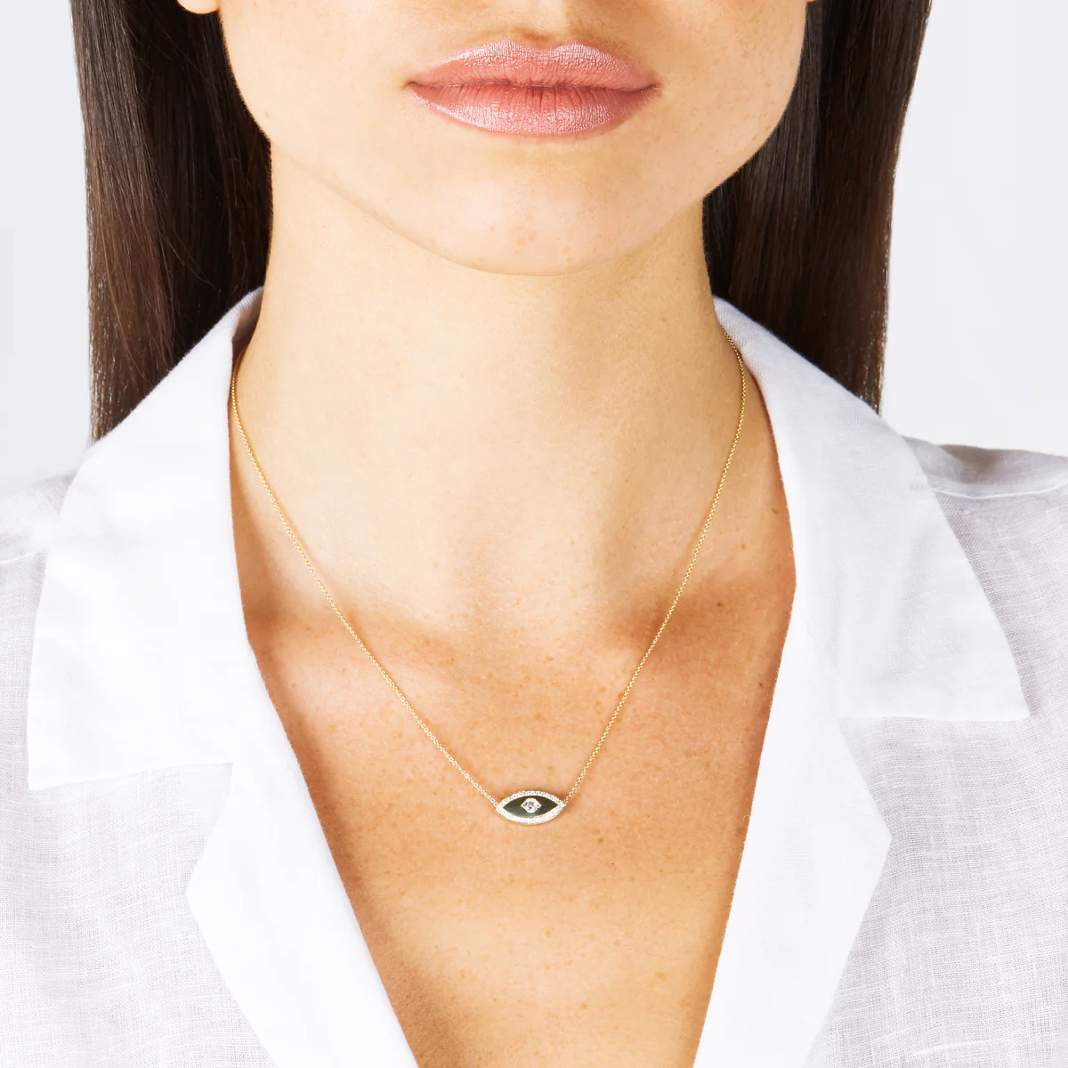 Medium Evil Eye Necklace - Image 3