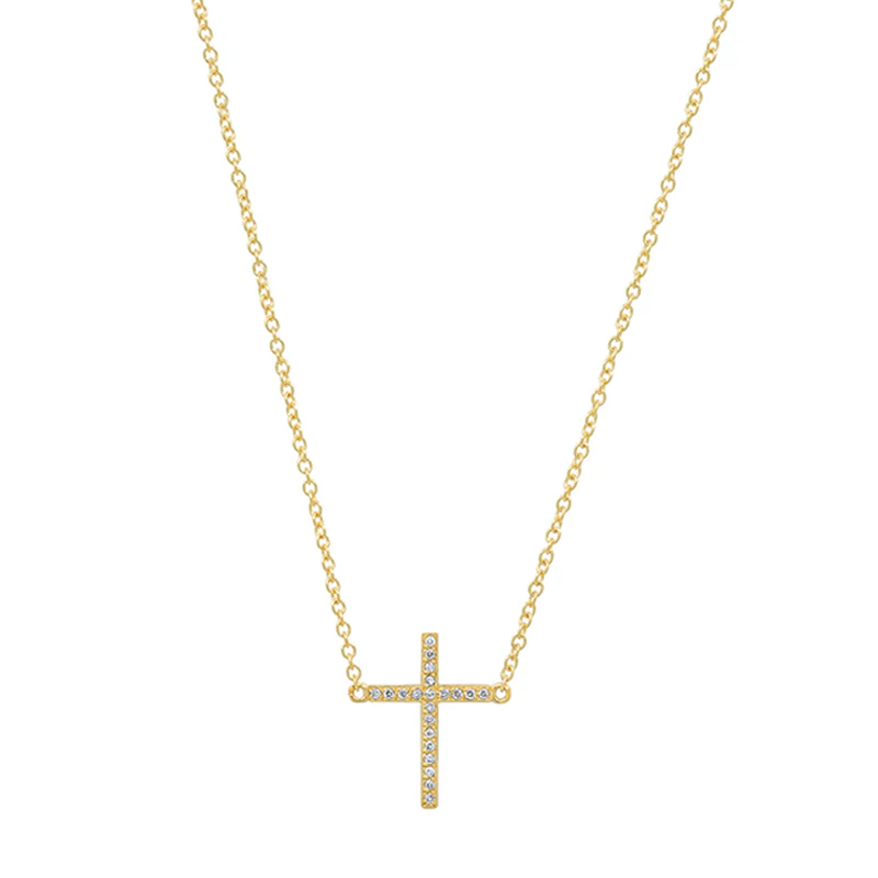 Diamond Cross Necklace