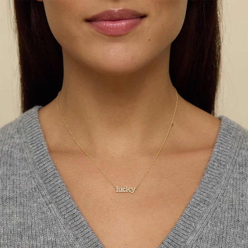 Diamond Lucky Necklace - Image 3