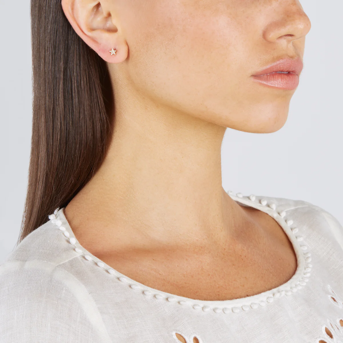 Diamond Mini Star Studs - Image 5