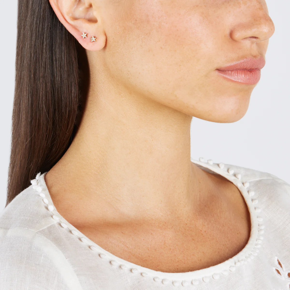 Diamond Mini Star Studs - Image 6