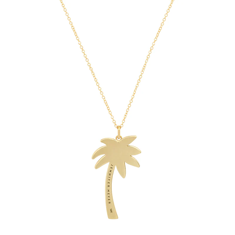 Diamond Palm Tree Necklace - Image 2
