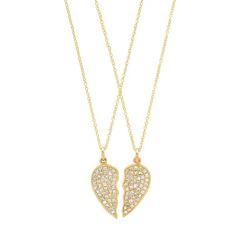 Diamond Piece of my Heart Necklace