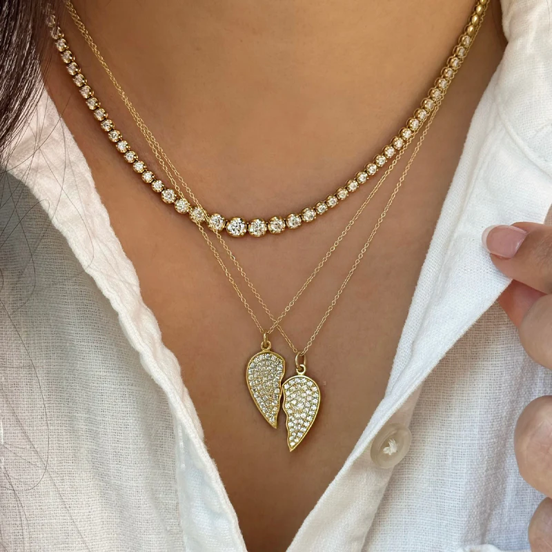 Diamond Piece of my Heart Necklace - Image 3