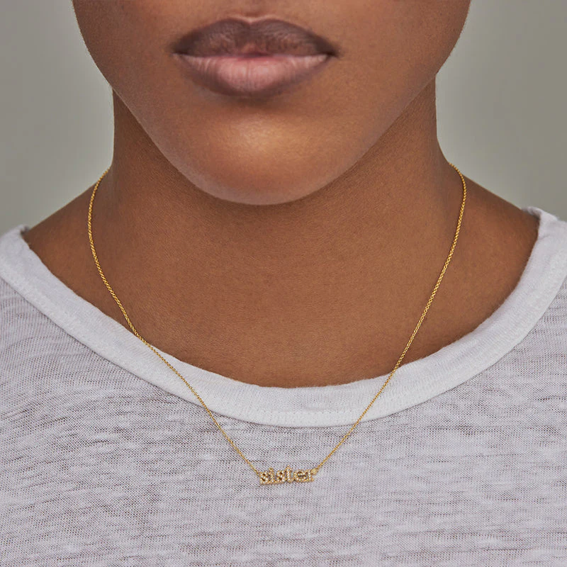 Diamond Sister Necklace - Image 4
