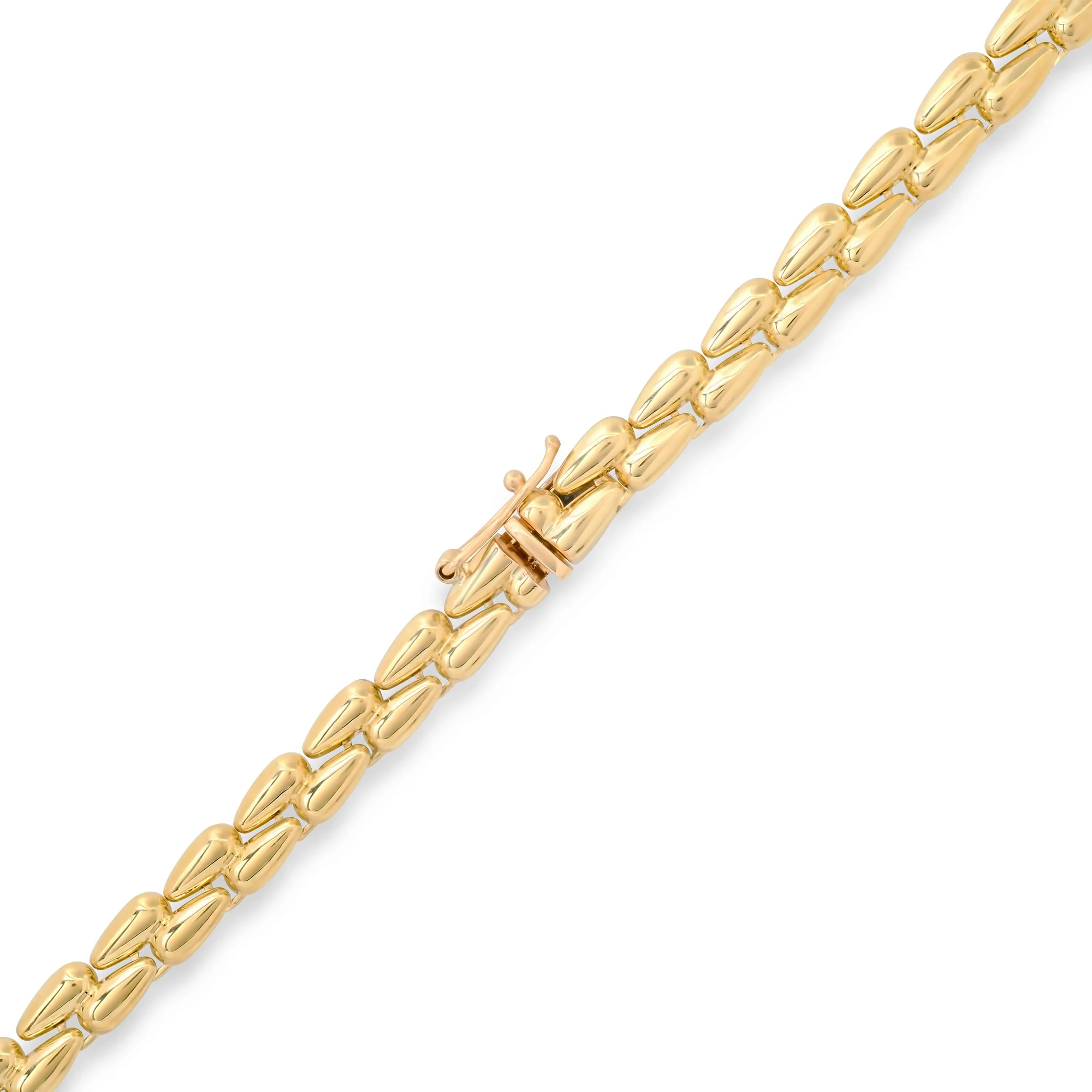 Small Double Dome Tennis Necklace - Image 3