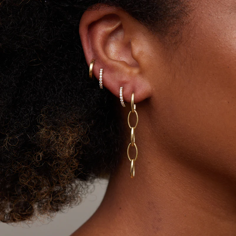 5 Medium Edith Link Studs - Image 4