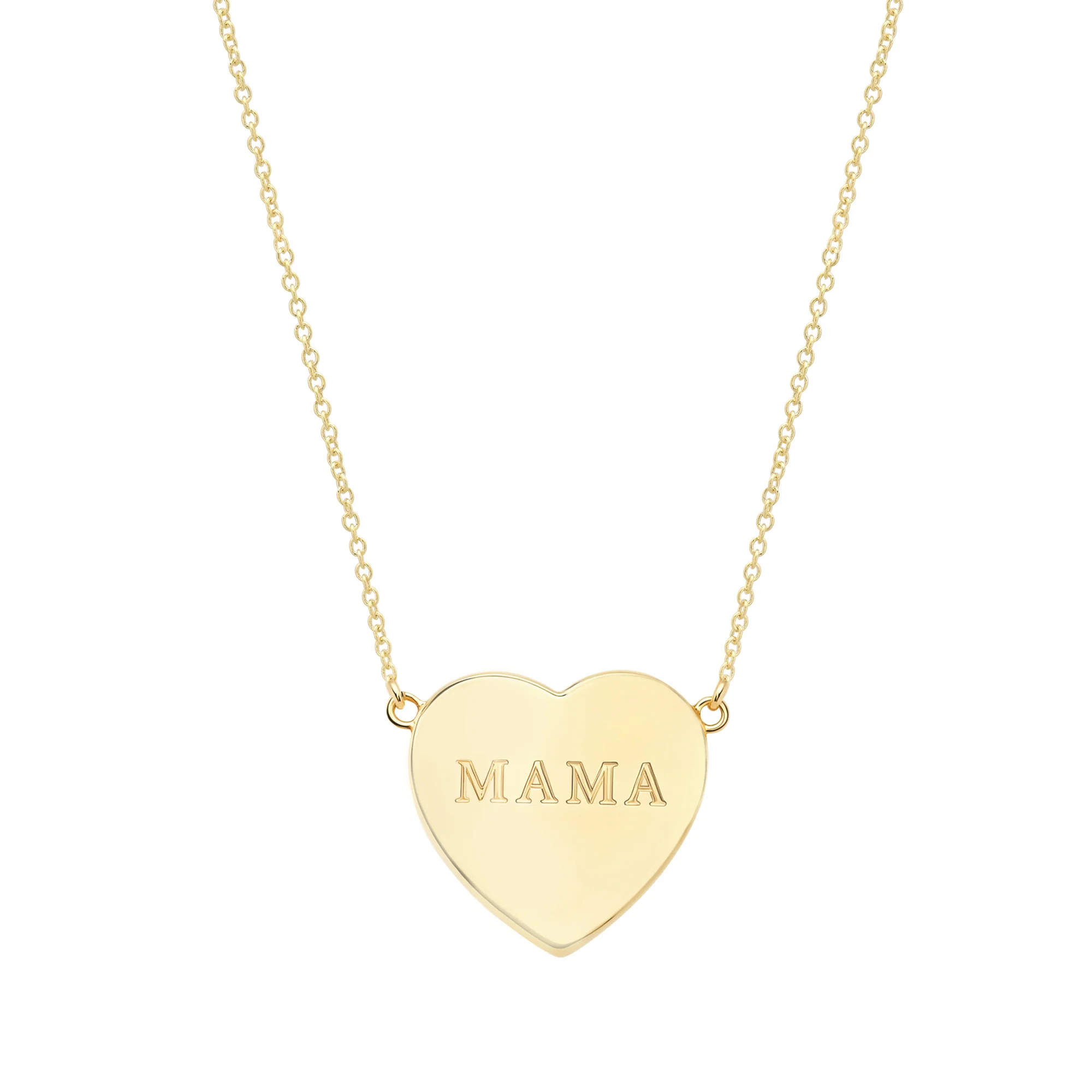 Engravable Heart Necklace