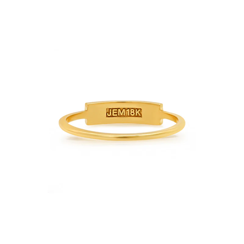 Engravable Nameplate Ring - Image 3