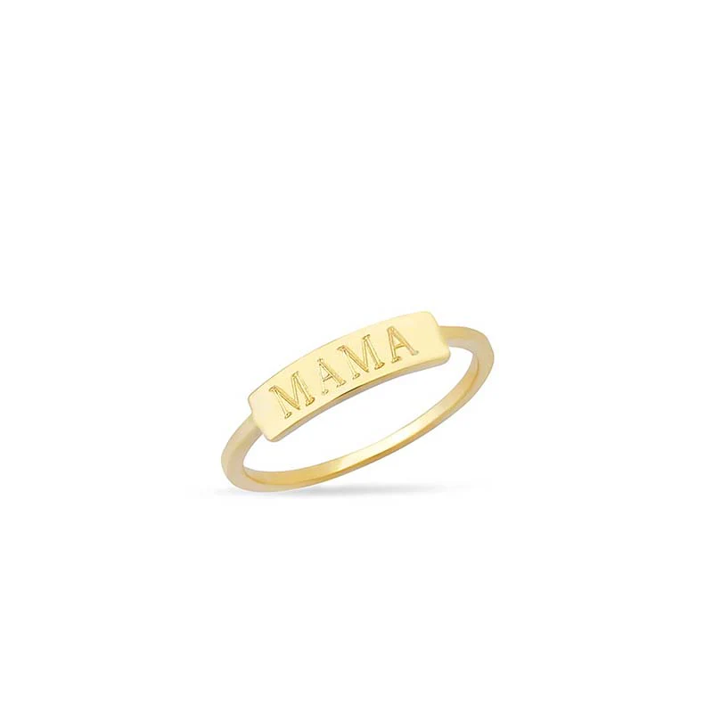 Engravable Nameplate Ring - Image 7