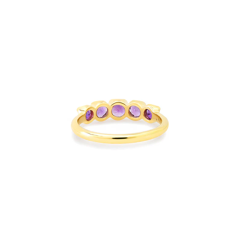 Graduated Amethyst Ring - Image 4