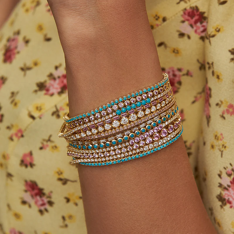 Graduated Diamond Tennis Bracelet - Image 2