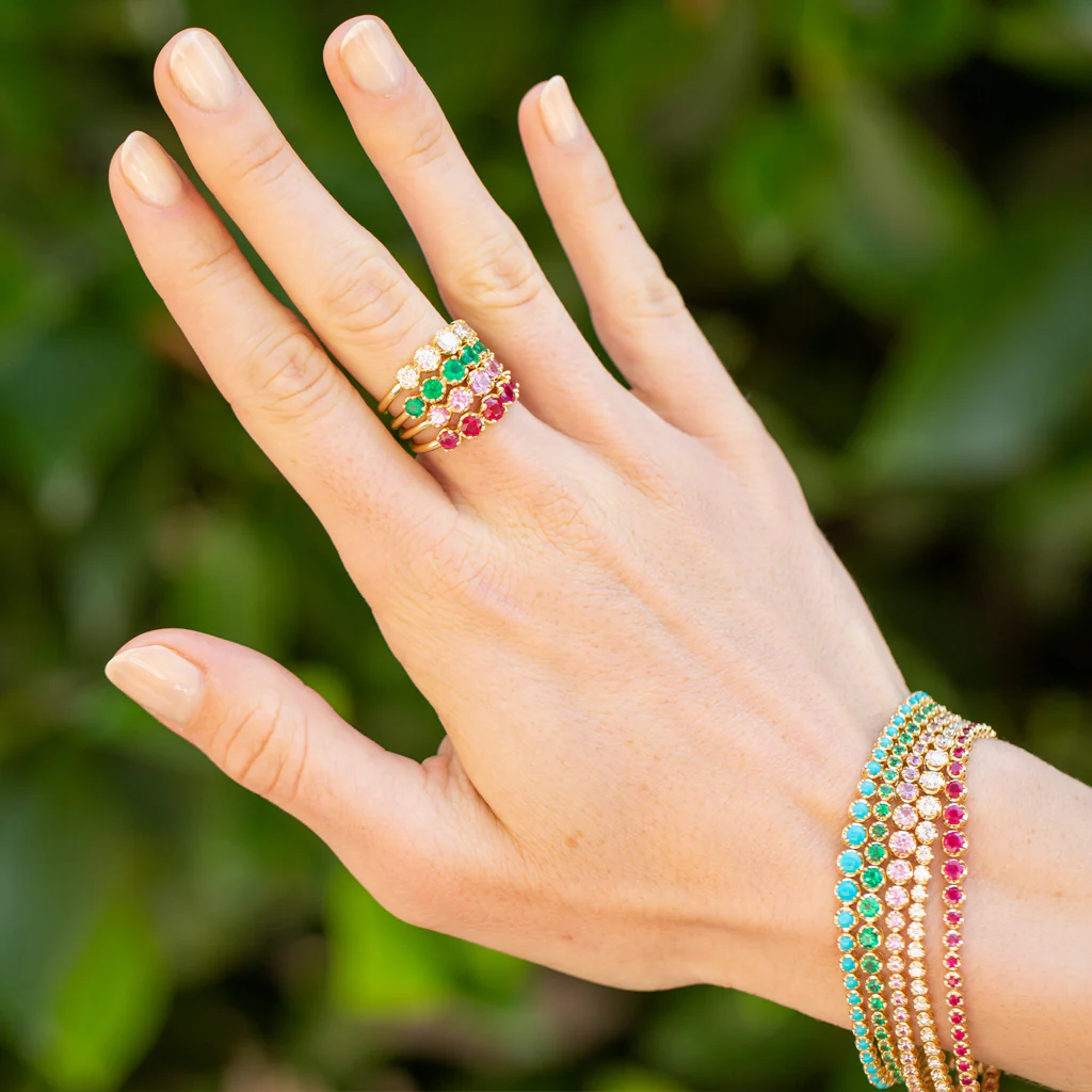 Graduated Emerald Ring - Image 2