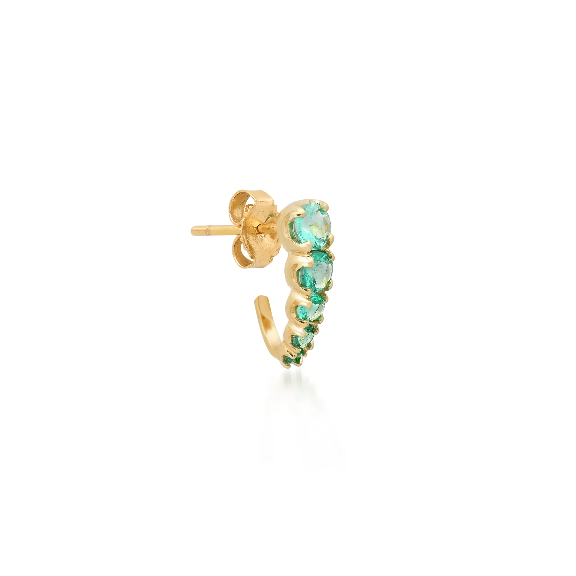 Graduated Illusion Set Emerald Edith Studs - Image 3