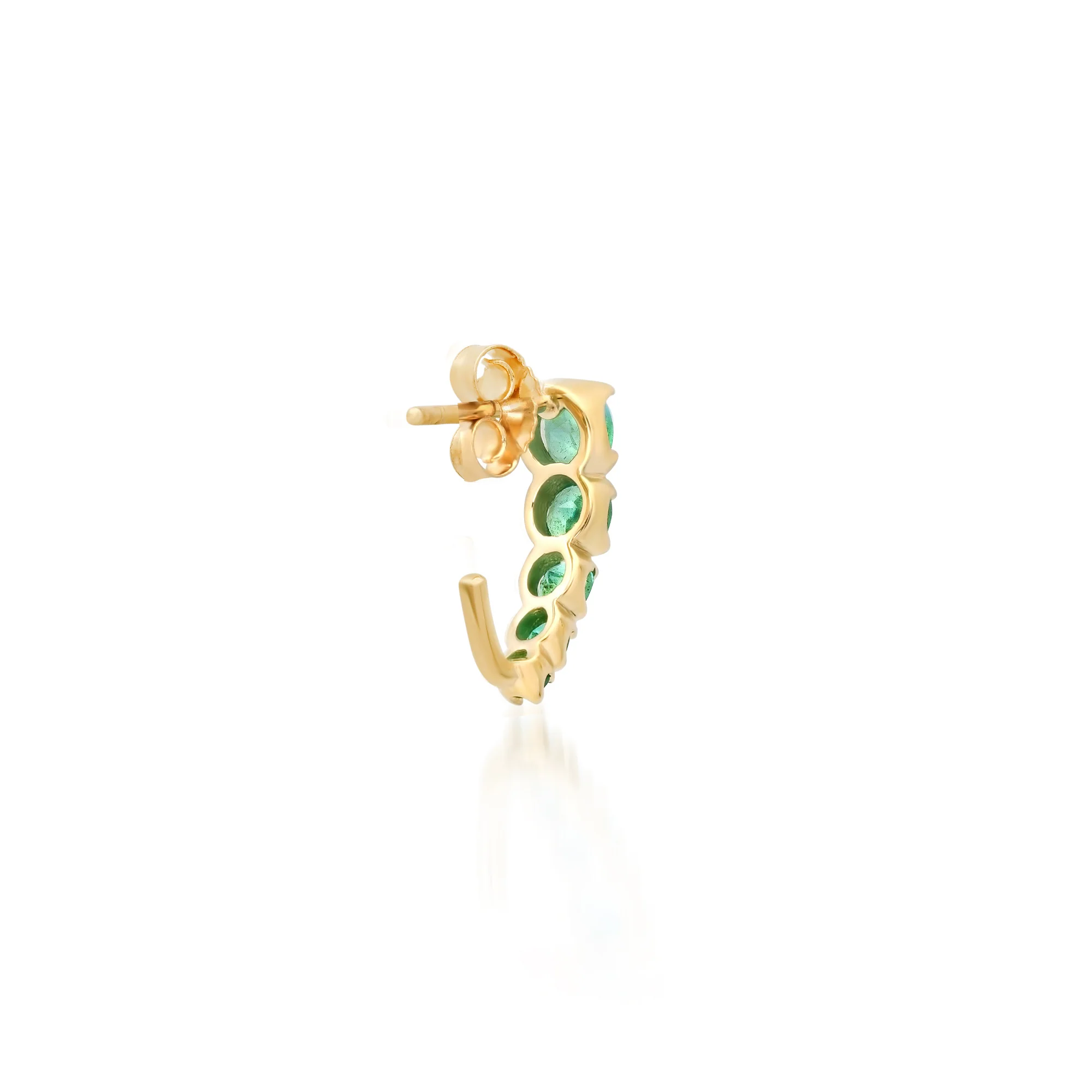 Graduated Illusion Set Emerald Edith Studs - Image 4