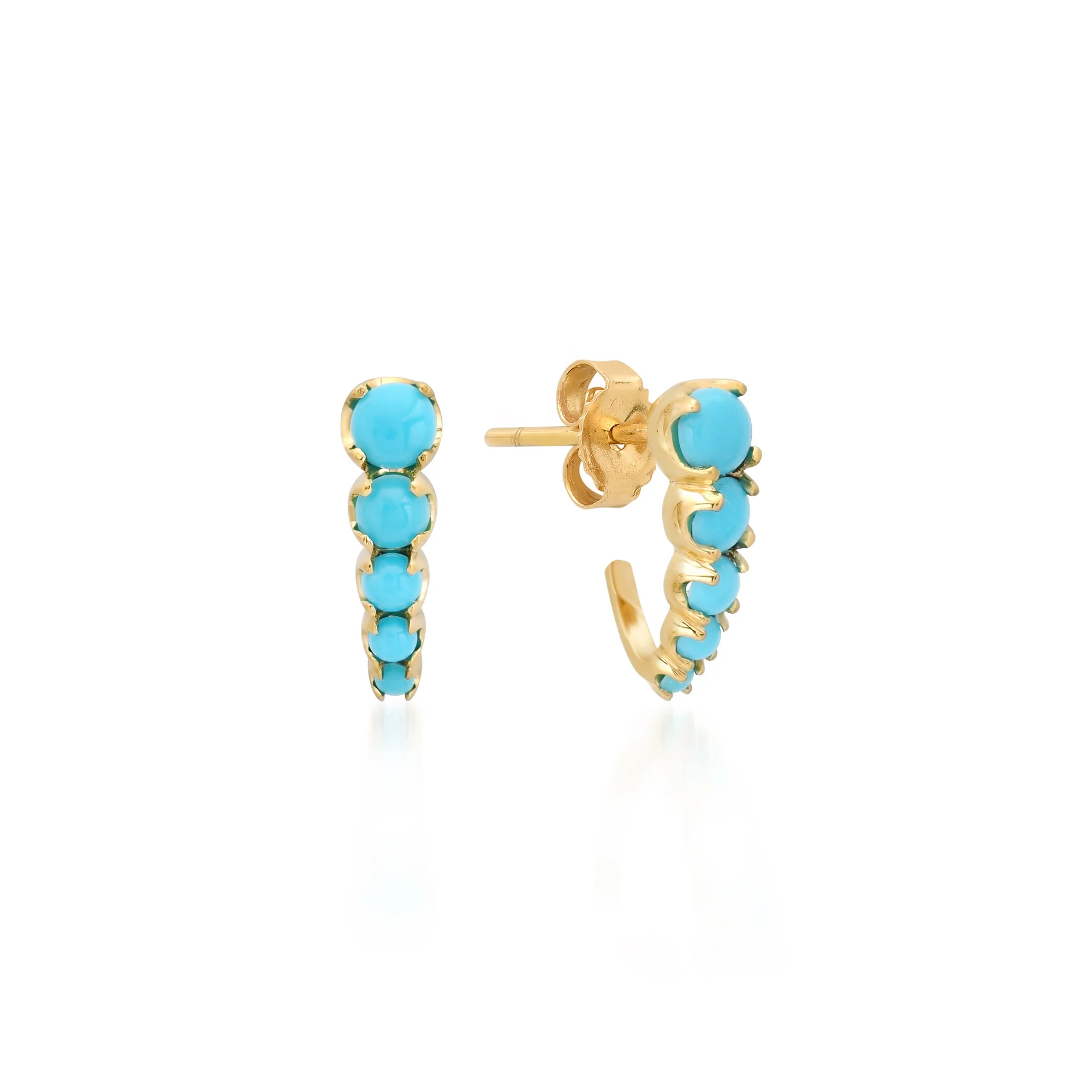 Graduated Illusion Set Turquoise Edith Studs - Image 2