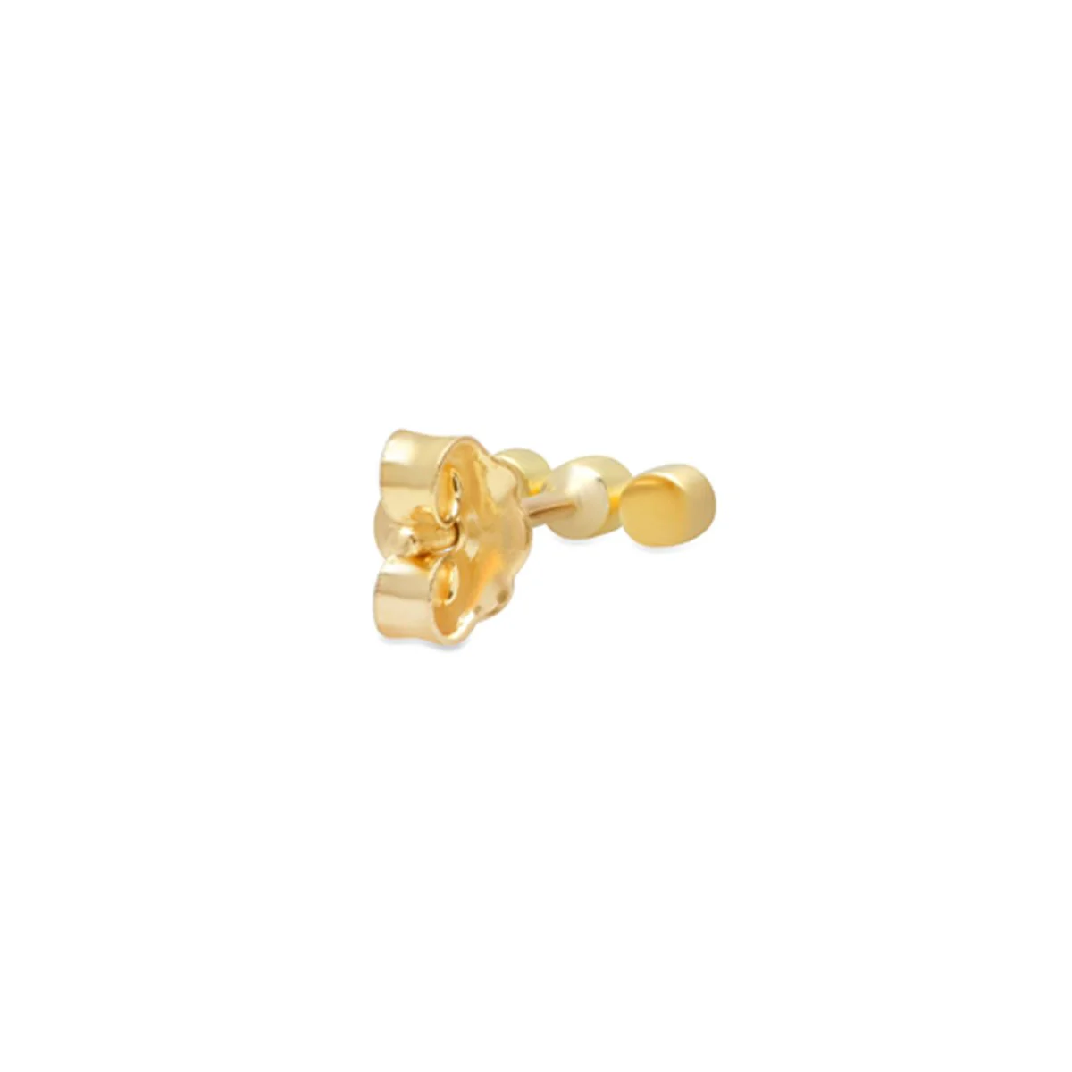 Single 3 Mini Ruby Bezel Stud - Image 3
