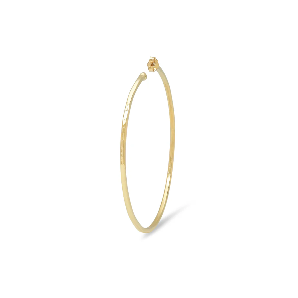 Large Hammered Hoops - Image 3