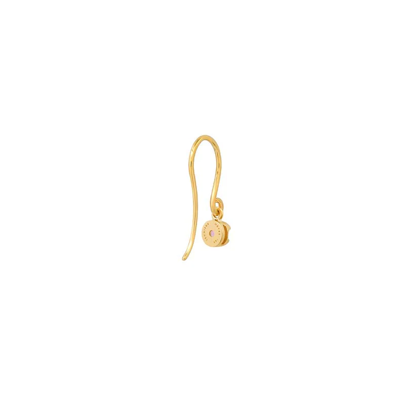 Illusion Set Amethyst Drop Earrings - Image 3