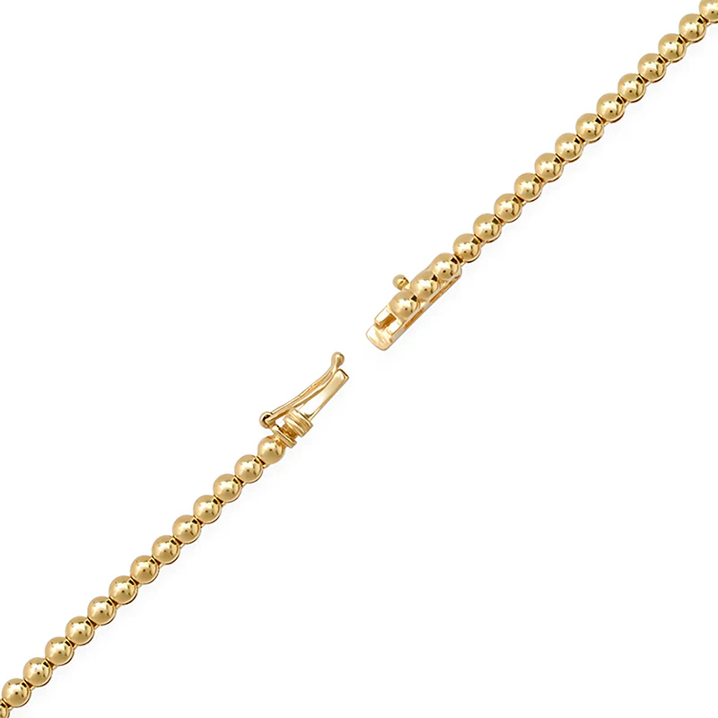 Illusion Set Diamond Tennis Necklace with Large Diamond Open Heart - Image 4