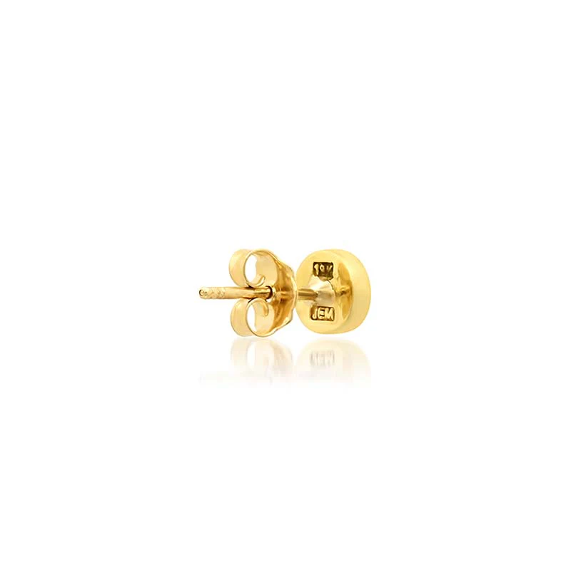 Lapis Inlay Circle Studs - Image 3