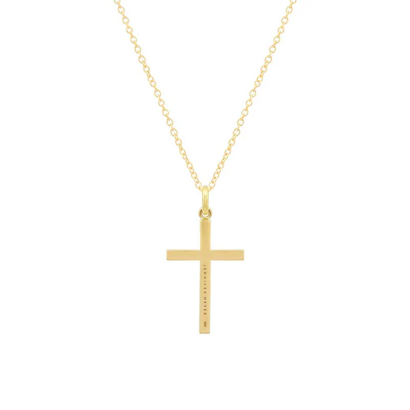 Diamond Large Cross Necklace - Image 2