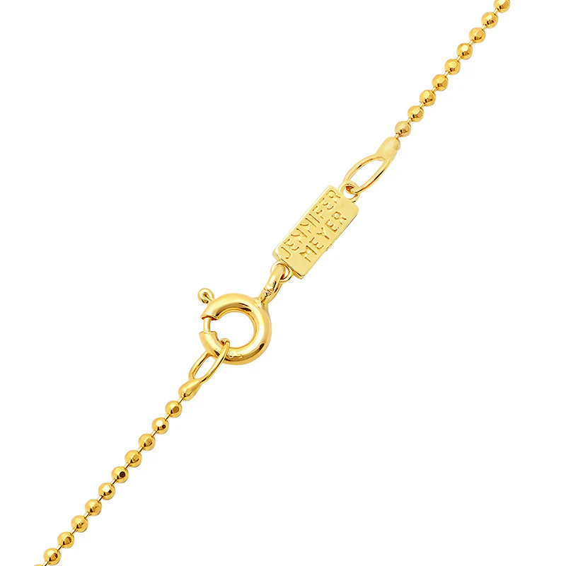Large Diamond Clover Necklace - Image 2