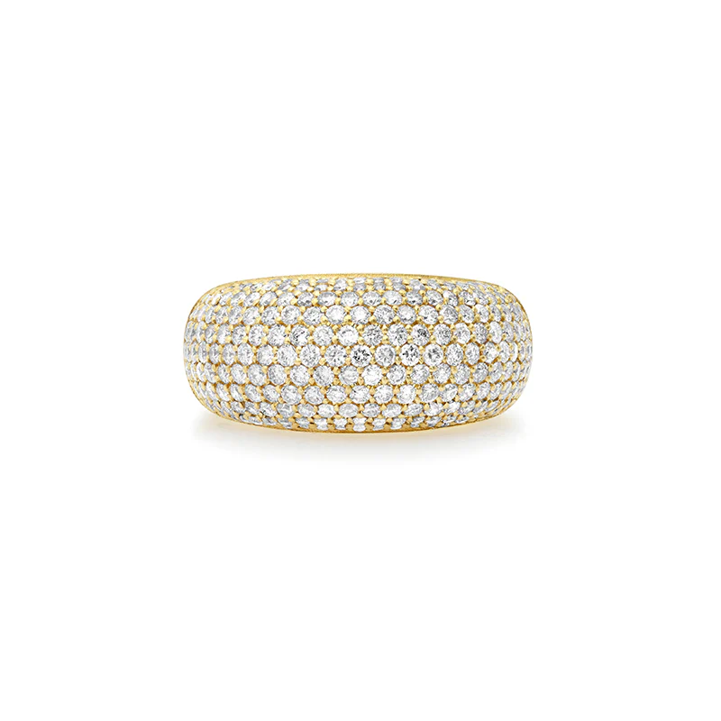 Large Diamond Dome Ring - Image 2
