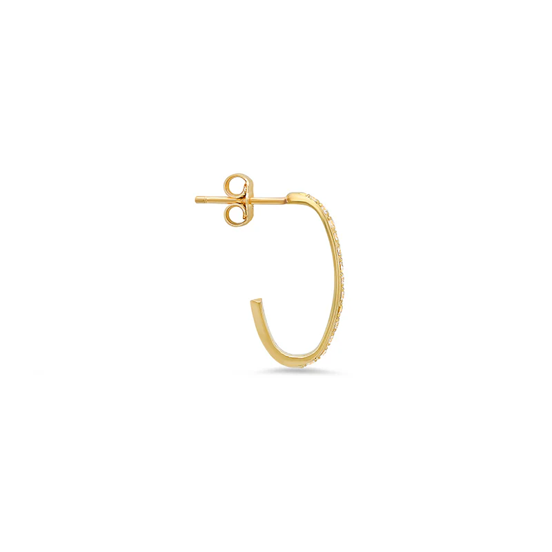 Large Diamond Edith Studs - Image 4
