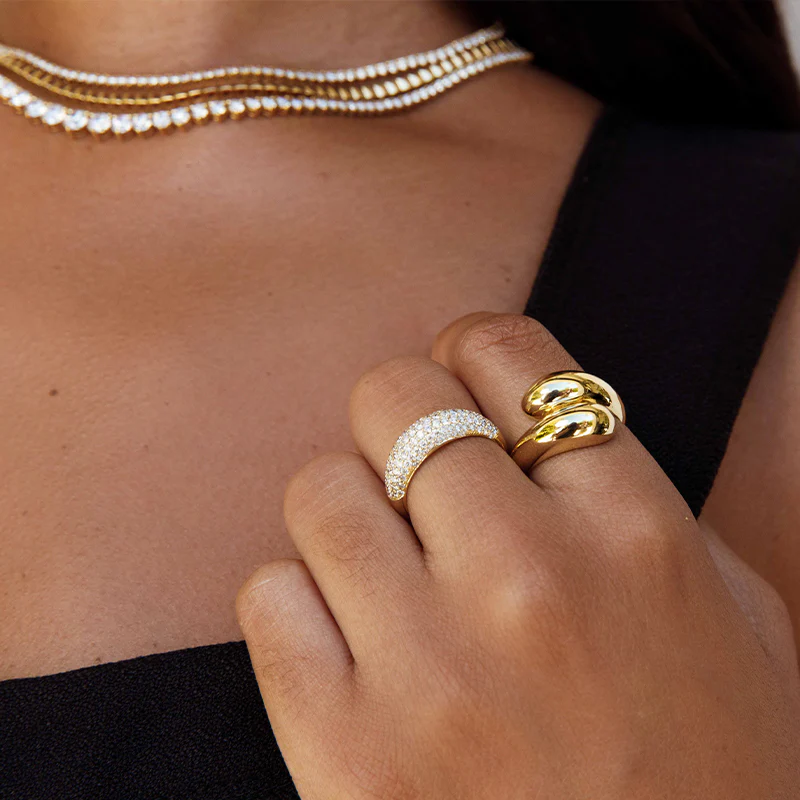 Large Double Dome Ring - Image 5