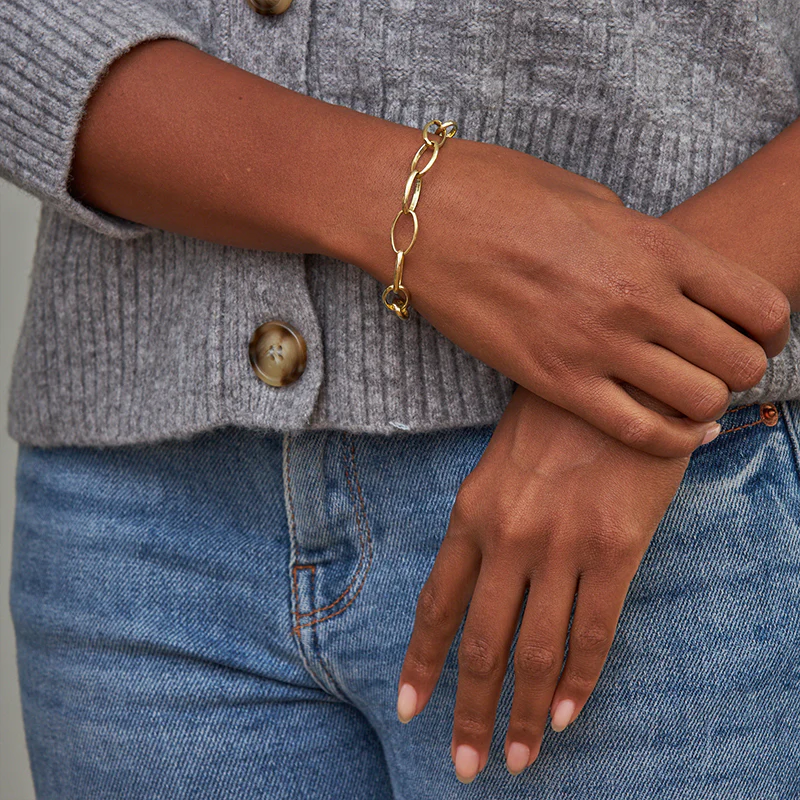 Large Edith Link Bracelet - Image 2
